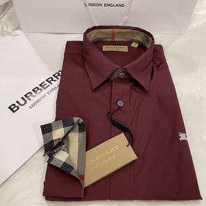 ❌SOLD❌ Burberry Men Long Sleeve Shirt - Brand New with Tags